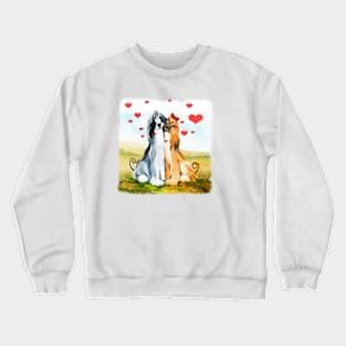 Afghan Love.  A Cartoon. Crewneck Sweatshirt